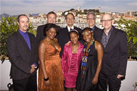 Cast members, writers, and directors.